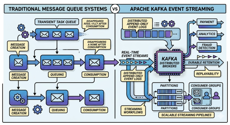 Kafka vs Traditional Message Queues