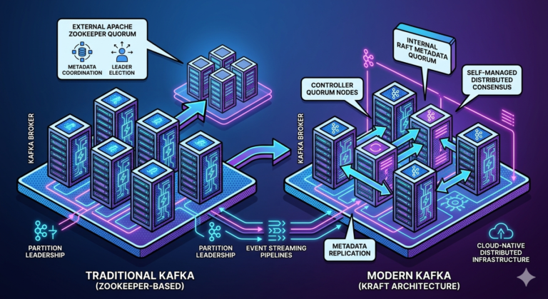 Zookeeper vs KRaft — Why Kafka Architecture Changed